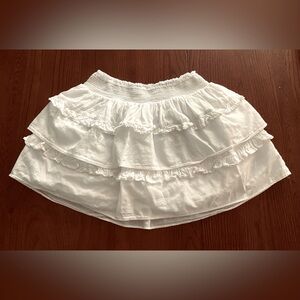 Girls LoveShackFancy White skirt